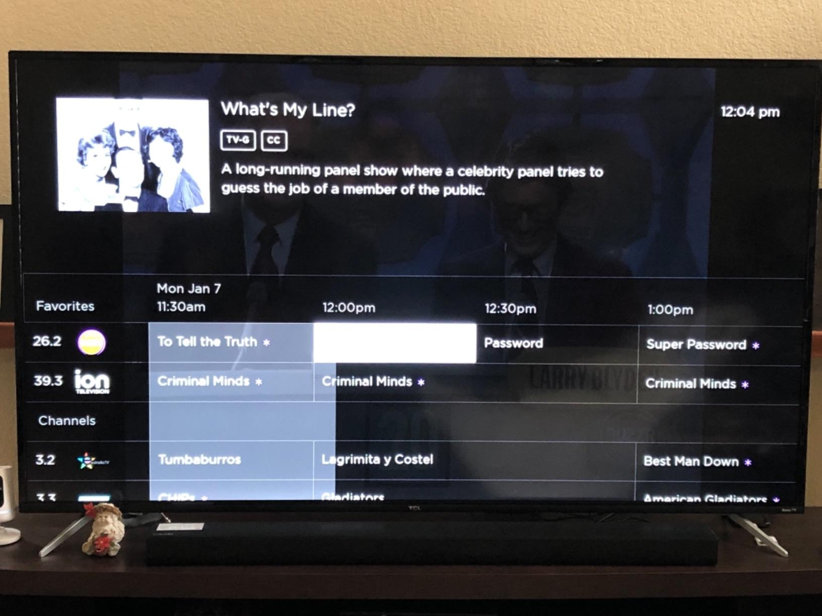 FreeView Channel Selection